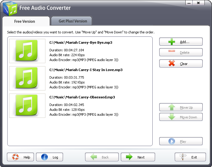 Free audio file converter