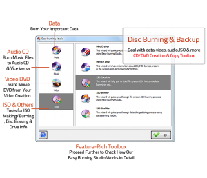 Disc Burning and Backup