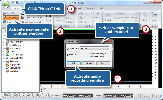 Activate Audio Recorder