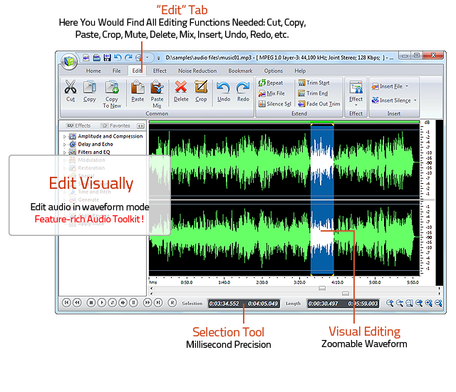 free audio editor 2012 8.5.1