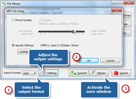 Preset Output Settings