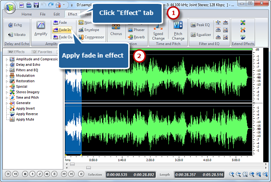 Apply Effect to Selected Part