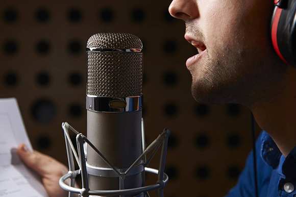 how to record your voice over a song