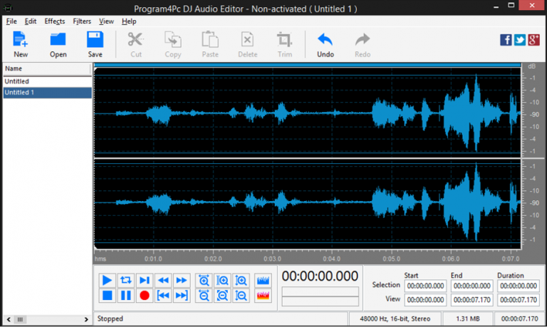 audio editor free