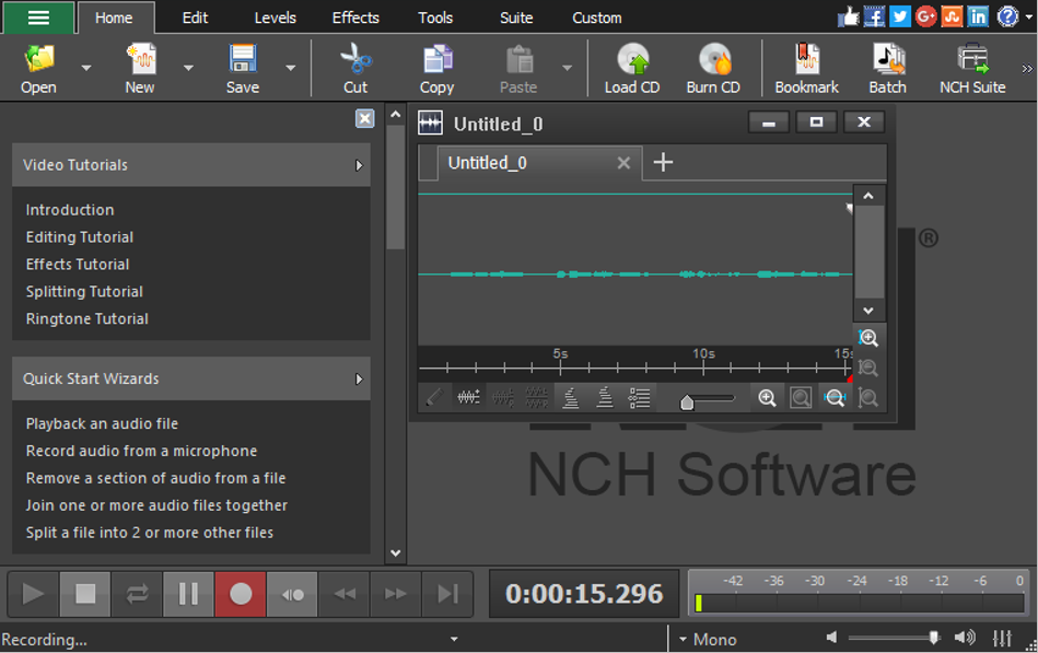 free instals NCH WavePad Audio Editor 17.66